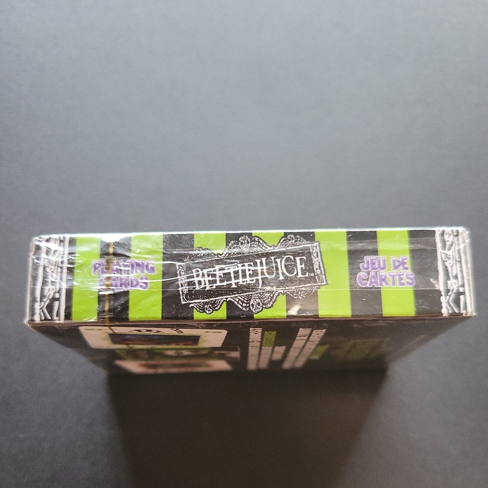 BEETLEJUICE PLAYING CARDS NEW SEALED PACKAGE - Picture 3 of 4